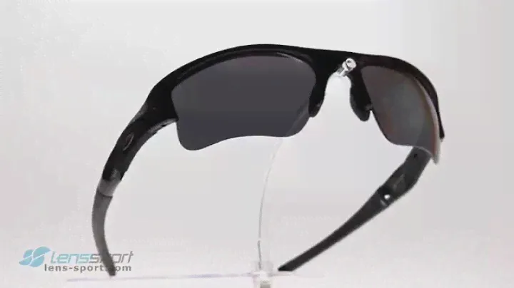 Oakley Flak Jacket XLJ Polarized Polished Black / Black Iridium P. | lens-sport.com