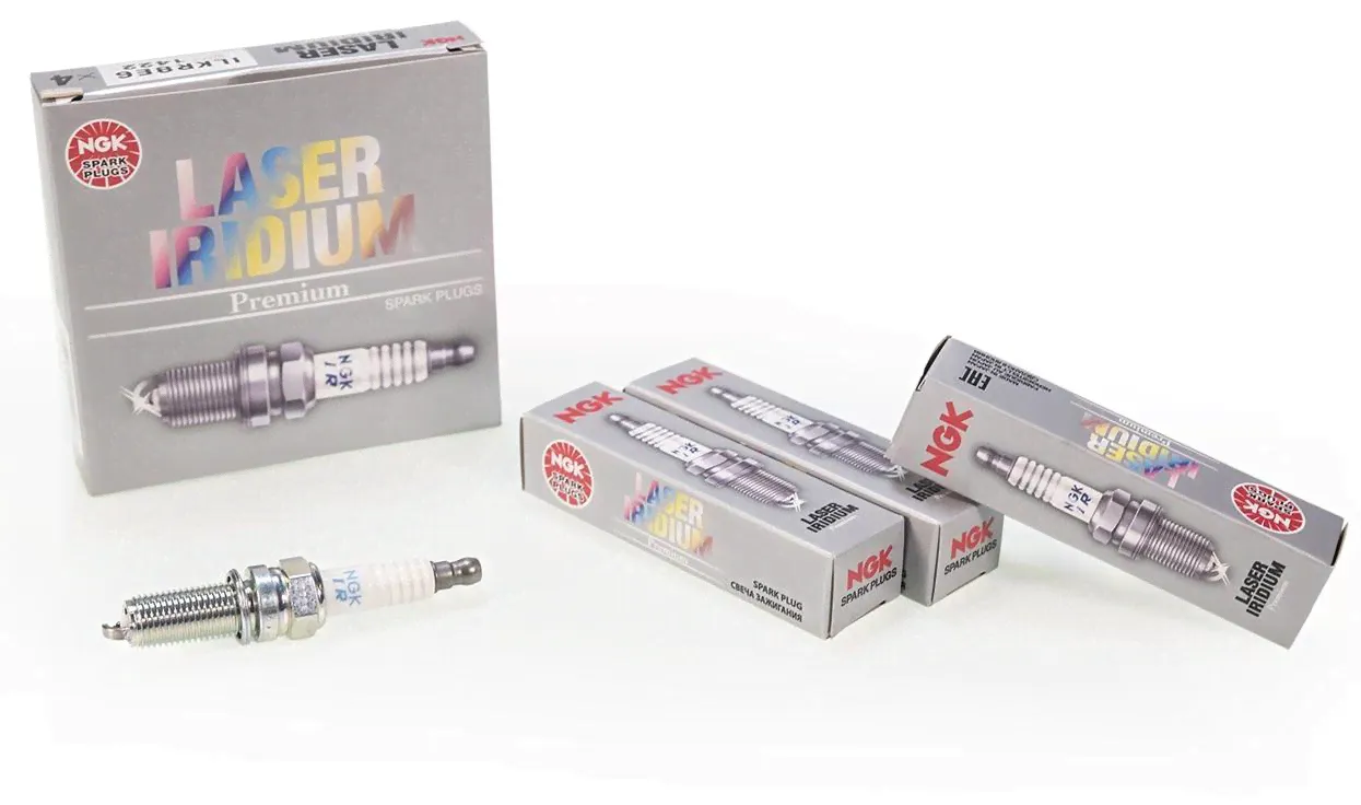 NGK Laser Iridium Spark Plugs - Full Set | 2008-2010 Mitsubishi Lancer (ILKR8E6 SET)-0