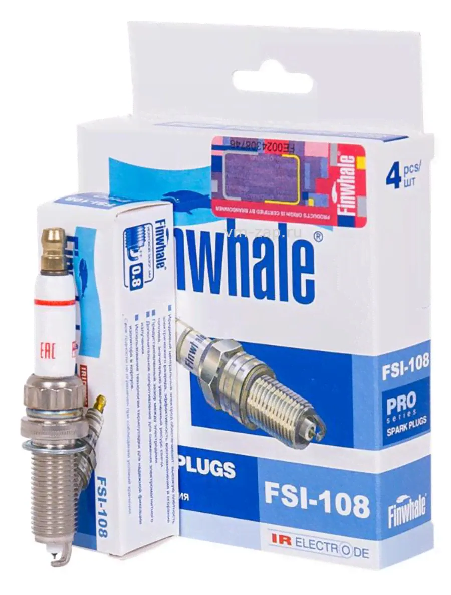 Свеча зажигания Finwhale FSI108 IRIDIUM-0