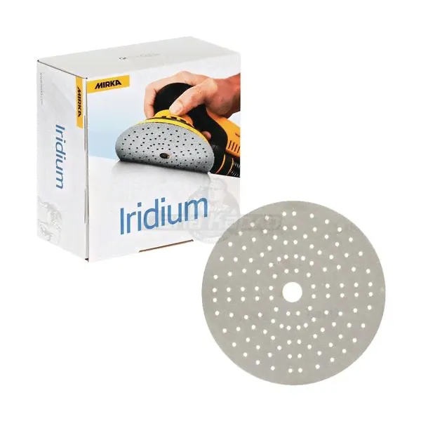 Круг шлифовальный 225мм, Р80, 24отв, 1шт, Iridium Mirka 2468002580-0