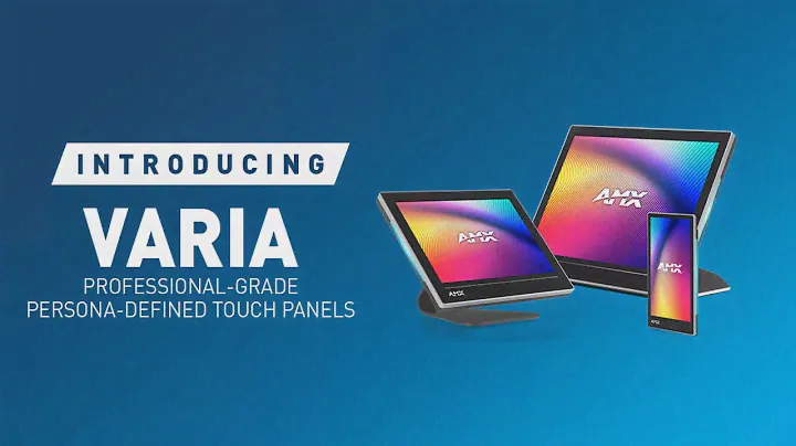 AMX Varia Touch Panels | Product Overview