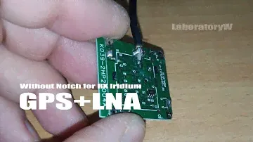 GPS антена з LNA без Notch для RX Iridium