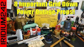 8 Items You Need To Survive A Grid Failure Or Power Outage!