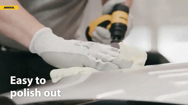 For finishing and denibbing – Mirka Iridium® SR spot repair abrasive