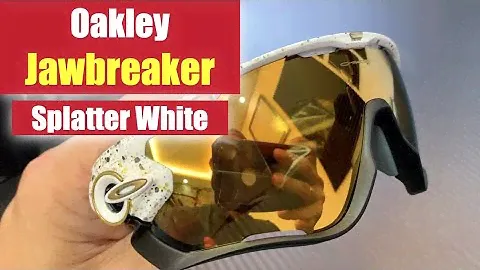 Oakley Jawbreaker 24k Iridium (Splatter White Limited Edition)