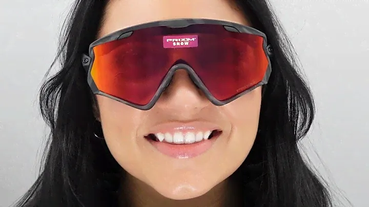 Woman model wearing Oakley Wind Jacket 2.0 Eyewear