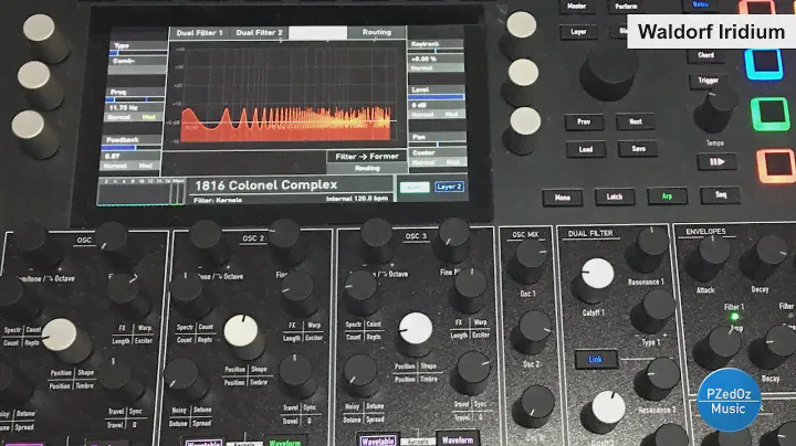 Waldorf Iridium | Demo using the digital former