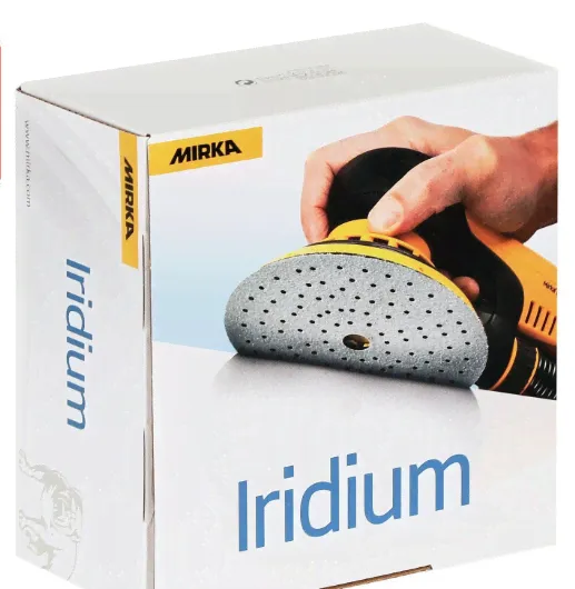 Круг шлиф. на бум.основе липучка IRIDIUM 225мм 24отв. Р080 MIRKA-0