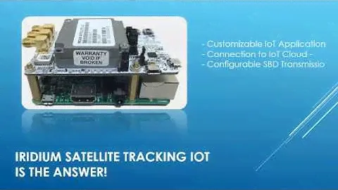 Iridium Satellite Tracking IoT Starter Kit