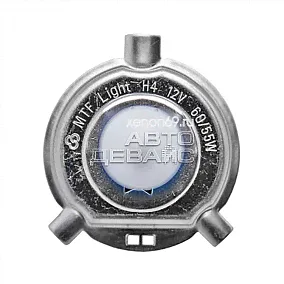 Комплект галогенных ламп MTF Iridium, цоколь H4, 12v/55w/60w-2