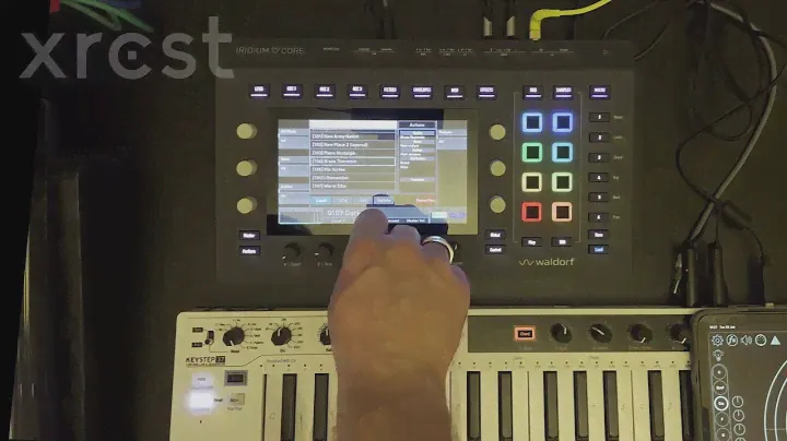 Waldorf Iridium Core Unboxing // Few Random Presets // No Talking