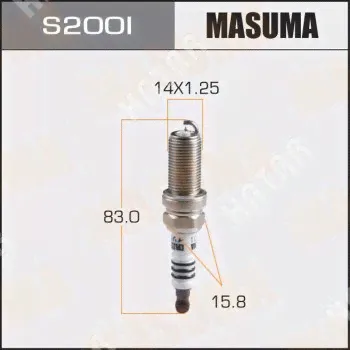 MASUMA Свеча зажигания masuma iridium ikh16 S200I-0