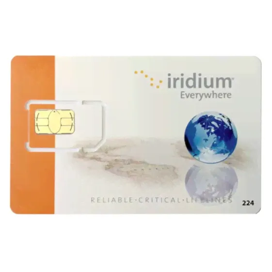 IRIDIUM EVERYWHERE Standard Contract Iridium Sim Card