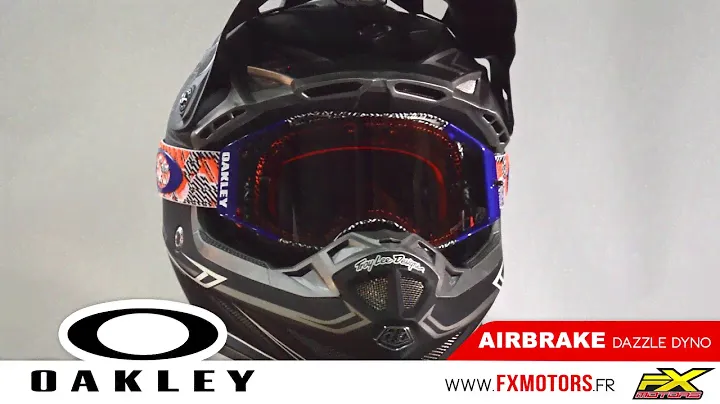 Oakley Airbrake Dazzle Dyno Orange Bleu Prizm 2018