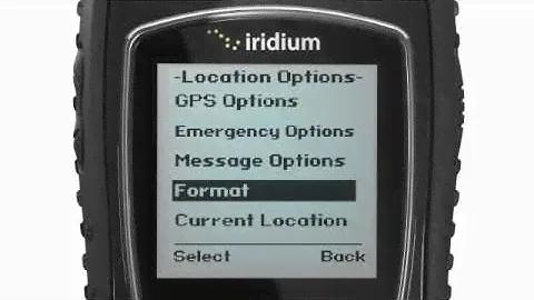 How to set-up GPS on your Iridium Extreme satellite phone