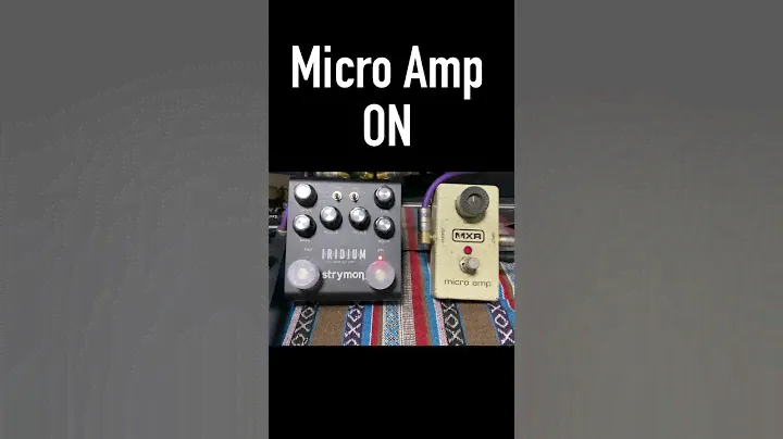 [Short Pedal Demo] MXR Micro Amp + Strymon Iridium