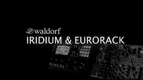 Waldorf Iridium & Eurorack Synthesizer Sequence