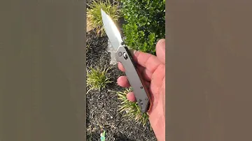 A Kershaw Iridium budget knife with great ethos & action