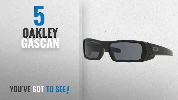 Top 10 Oakley Gascan [ Winter 2018 ]: Oakley Men's Gascan Rectangular Sunglasses, Matte Black /Grey,
