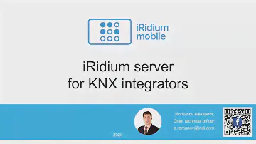 Use of iRidium server in KNX Installations. Day 2