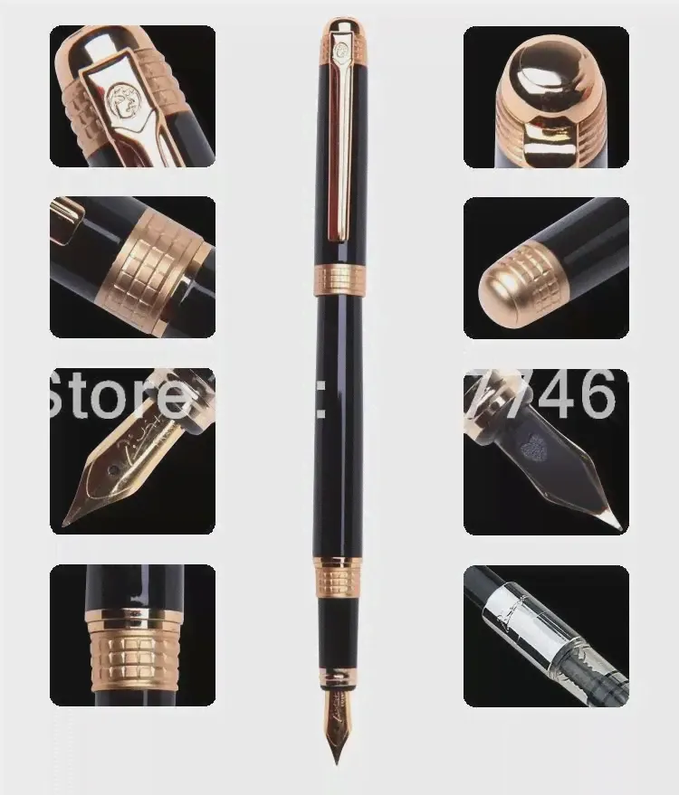 Ручка Picasso PS 909 Picasso London space-time mist gold mist silver iridium point авторучка Подлинная ручка. Бесплатная доставка (art.: 78326387a)