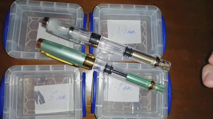 Cheap, broad fountain pen nibs from China - for Wing Sung 3008, 3009 and Lamy Safari and Al-star