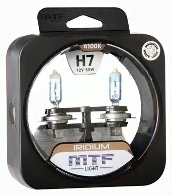 Галогенная лампа MTF Light Iridium H7 12V 55W HRD1207-0