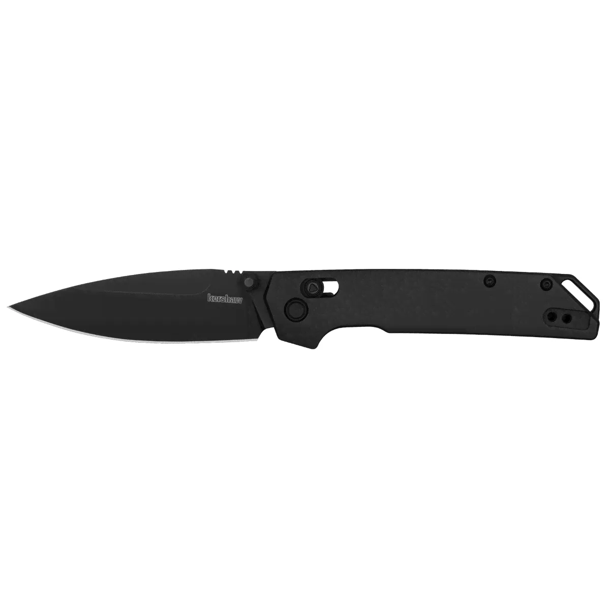 Складной нож Kershaw Iridium, сталь D2, рукоять алюминий, черный-1
