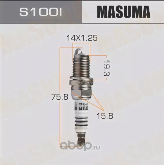 Свеча зажигания IRIDIUM IRIDIUM (IK16) MASUMA-0